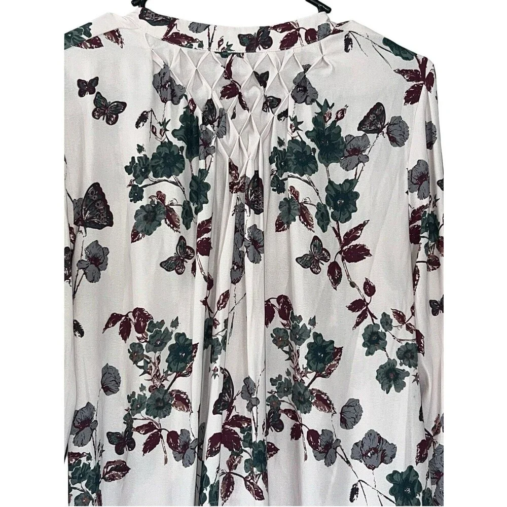 Free People‎ pebble crepe so fine smoked tunic top M - Picture 11 of 12